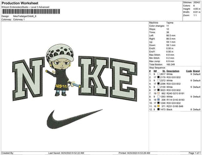 Nike Trafalgar Chibi