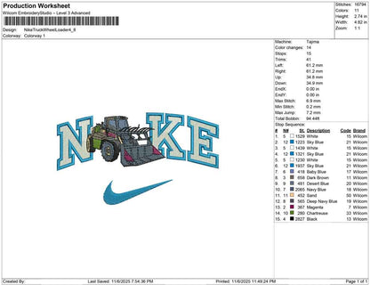 Nike Truck While Loader