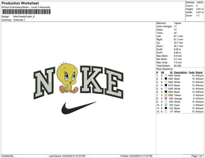Nike Tweety Cute