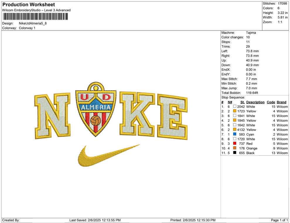 Nike Ud Almeria