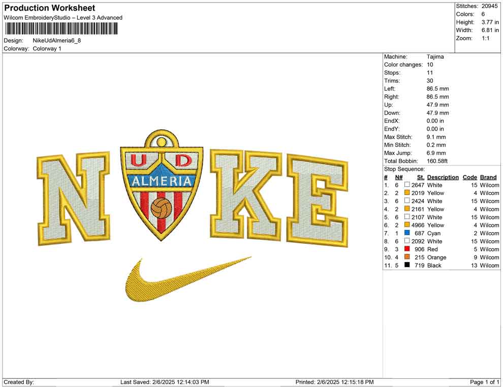 Nike Ud Almeria