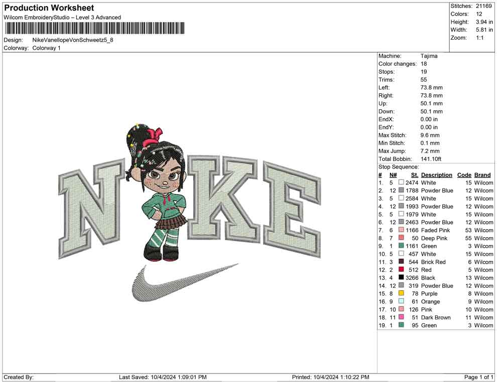 Nike Vanellope Von Schweetz