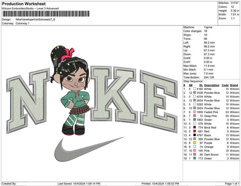 Nike Vanellope Von Schweetz