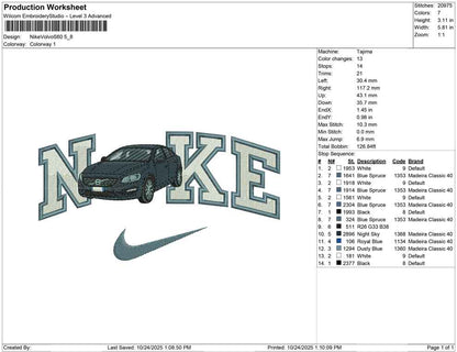Nike Volvo S60