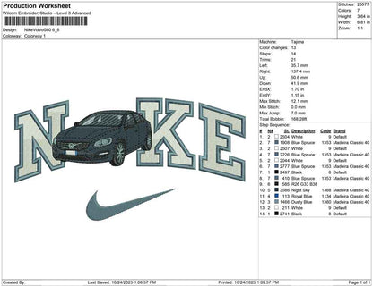Nike Volvo S60