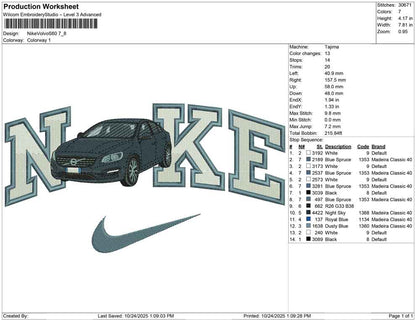 Nike Volvo S60