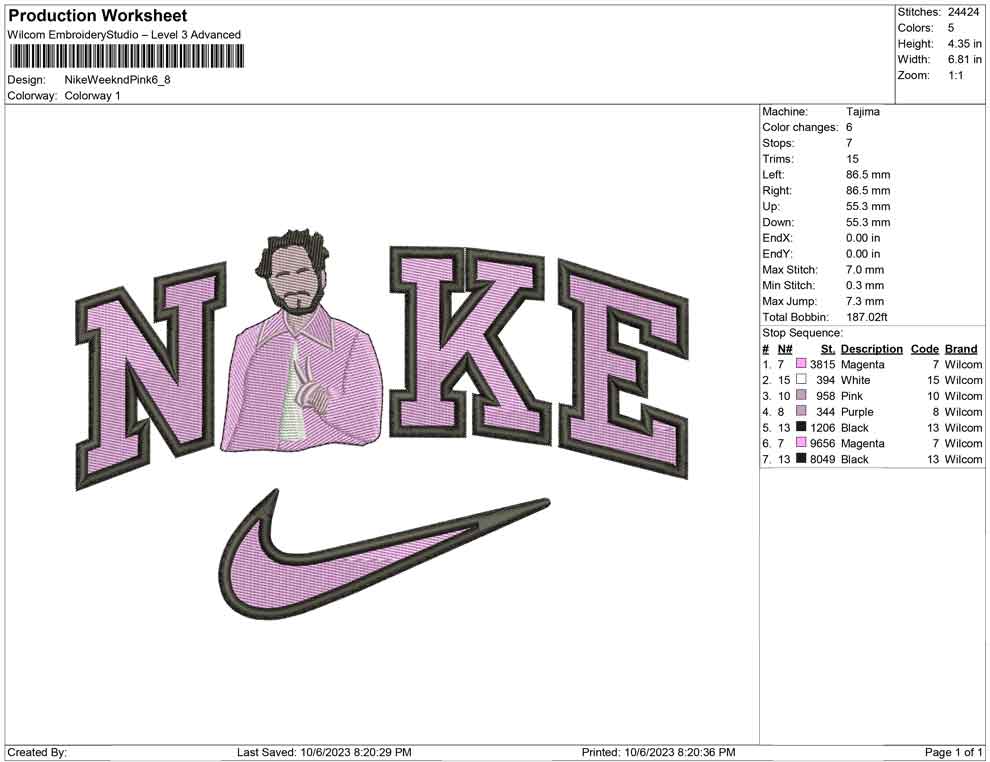 Nike Weeknd pink