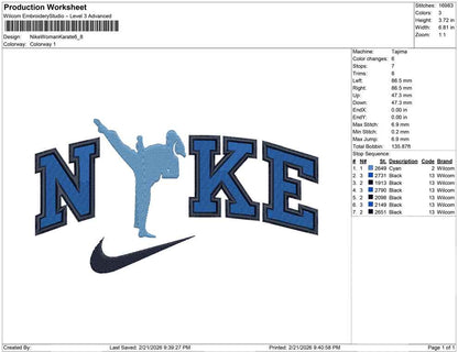 Nike Woman Karate