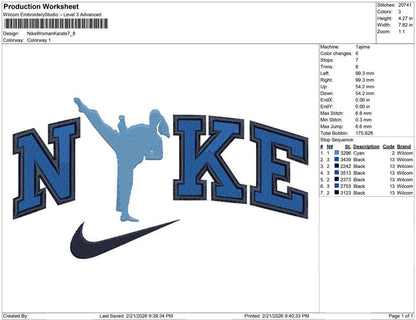 Nike Woman Karate