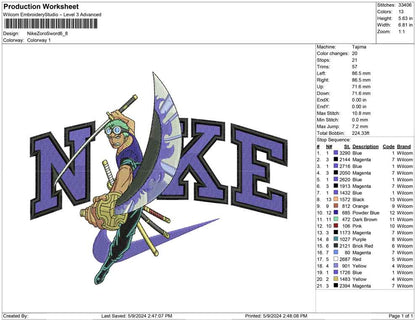 Nike Zoro Sword