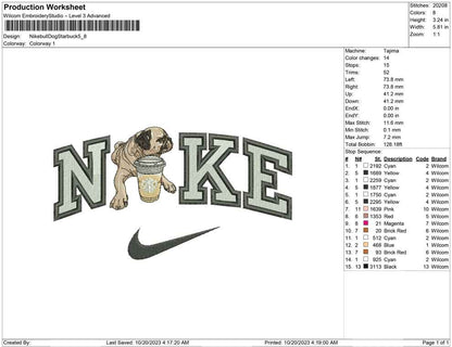Nike BullDog starbuck