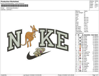 Nike Kangaroo with koala
