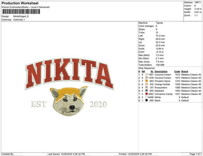 Nikita Dog