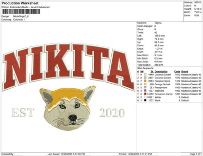 Nikita Dog