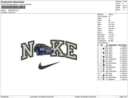 Nike Car Ca