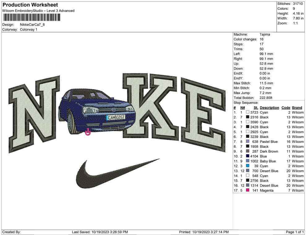 Nike Car Ca