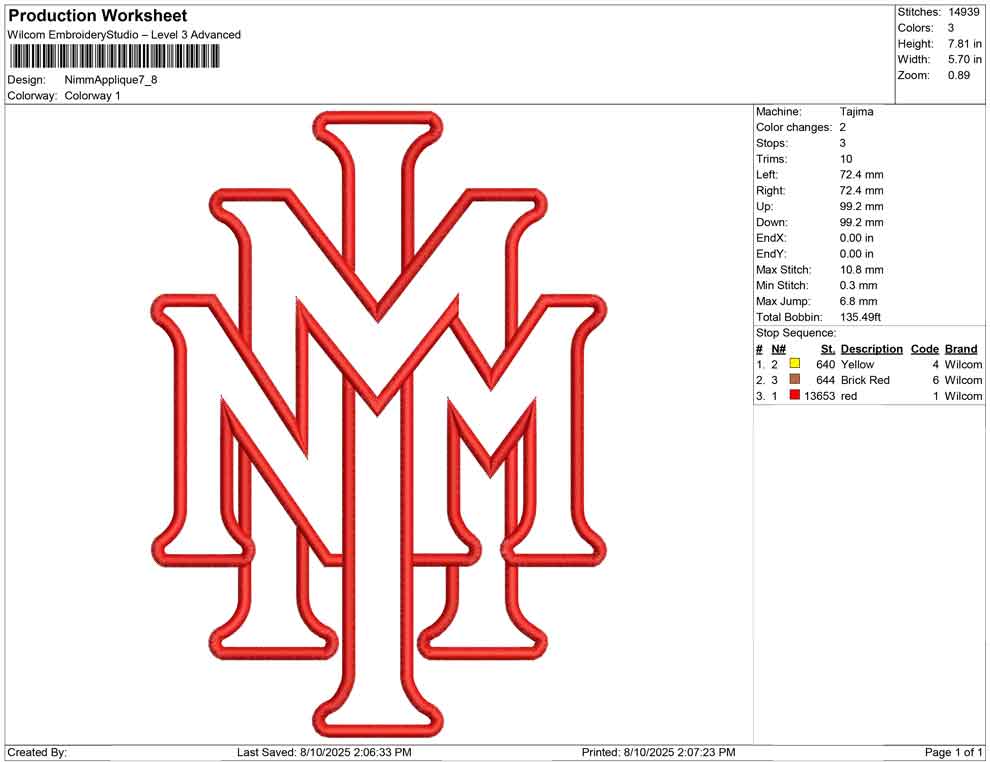 Nimm Applique