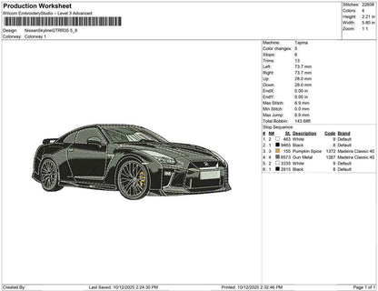 Nissan Skyline GTRR35