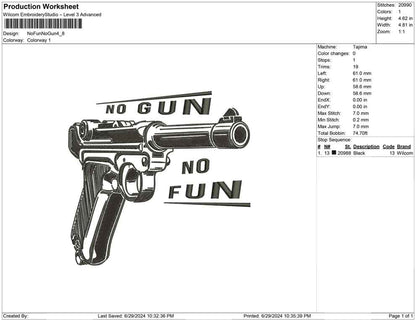 No Fun No Gun
