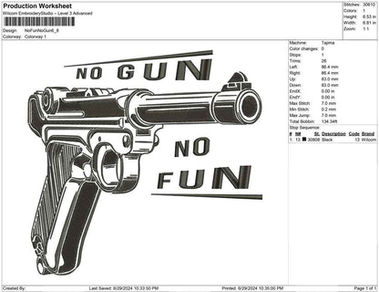No Fun No Gun