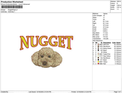Nugget Dog