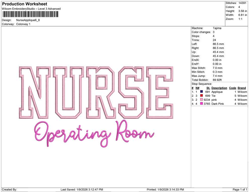 Nurse Applique
