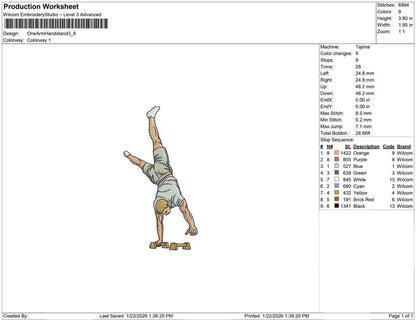 One Arm Handstand