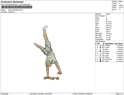 One Arm Handstand