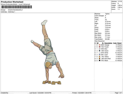 One Arm Handstand