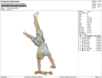 One Arm Handstand