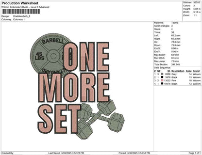 One More Set