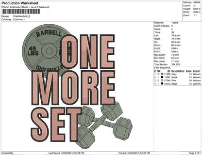 One More Set