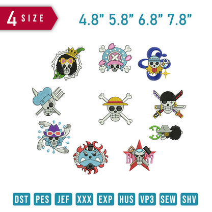 One Piece Jolly Rogers