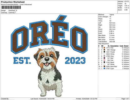 Oreo Dog