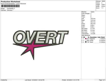 overt star B