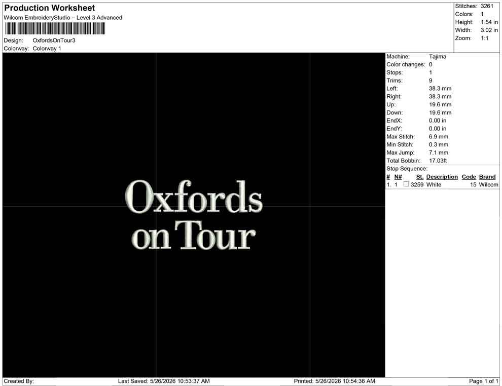 Oxfords On Tour