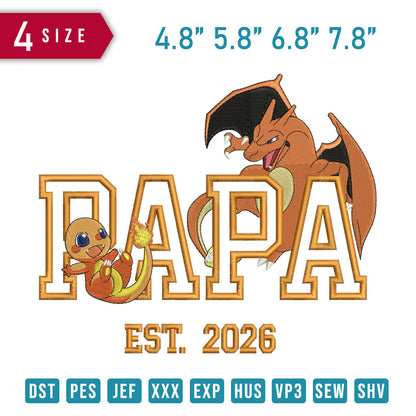 PAPA Charmander Charizard