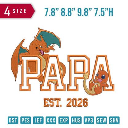 PAPA Charmander Charizard B
