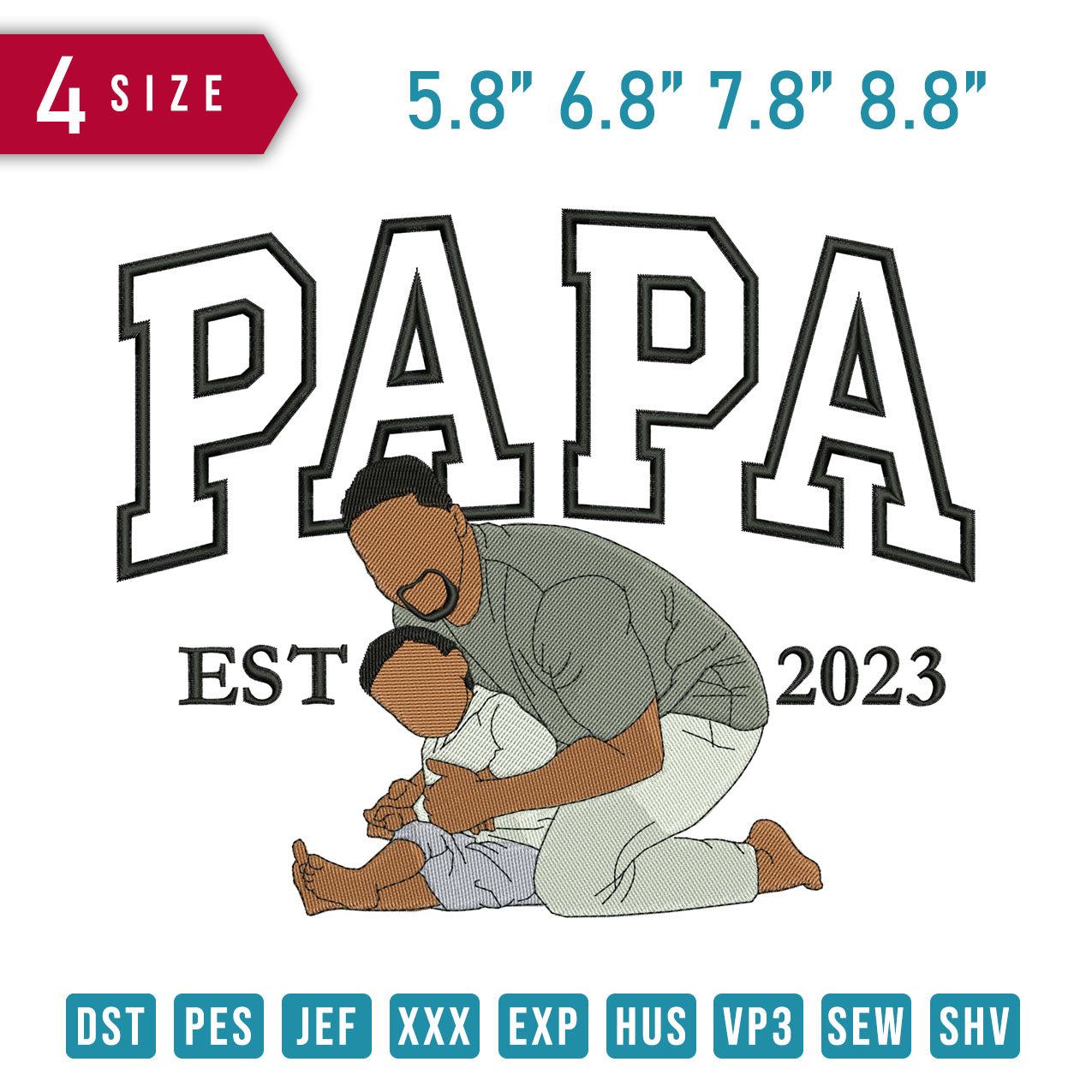 PAPA And Boy Sitting