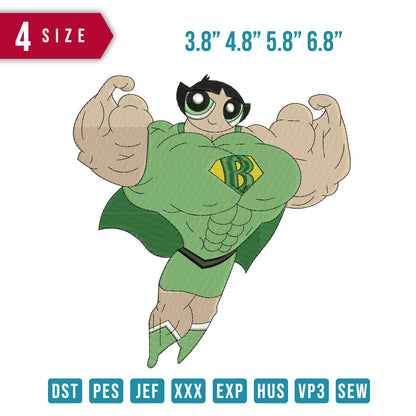 Power puff muscle Green