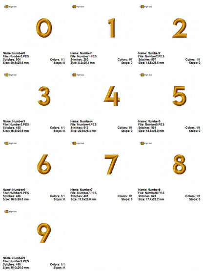Number 0-9
