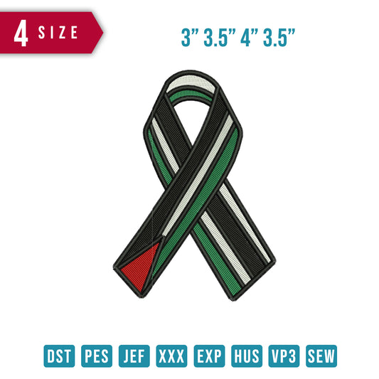Palestine Ribbon Flag