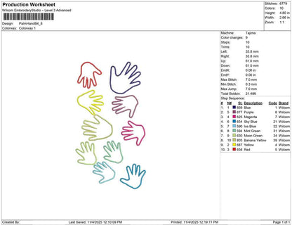 Palm Hand B
