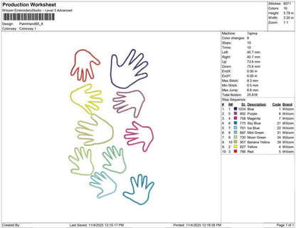 Palm Hand B