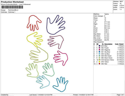 Palm Hand B