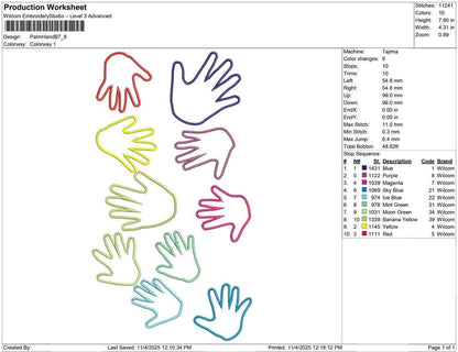 Palm Hand B