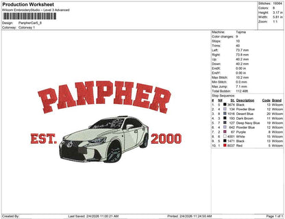 Panpher Car