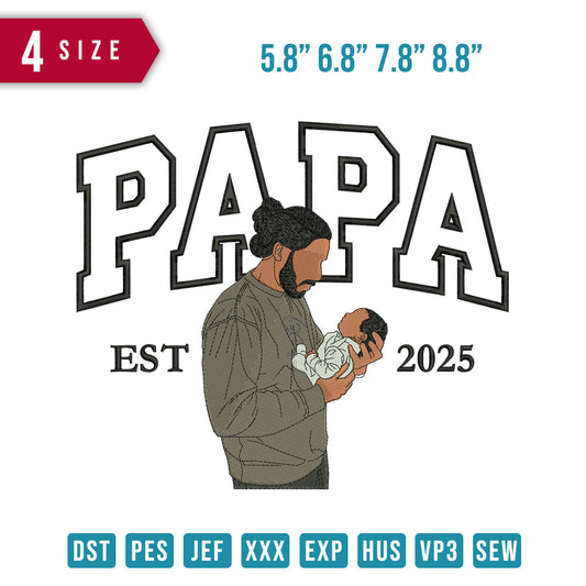 Papa Beard Carry Baby