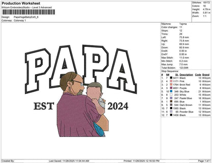 Papa Huge Baby Est