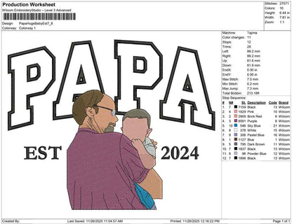 Papa Huge Baby Est